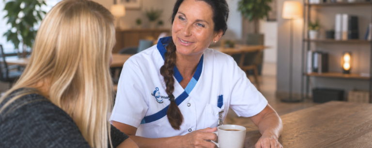 koffie drinken kraamverzorgende